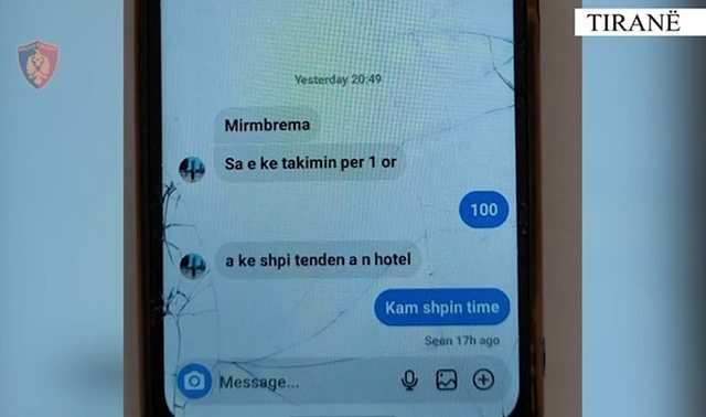 "Sa e ke takimin për 1 orë, në shtëpi apo hotel?",