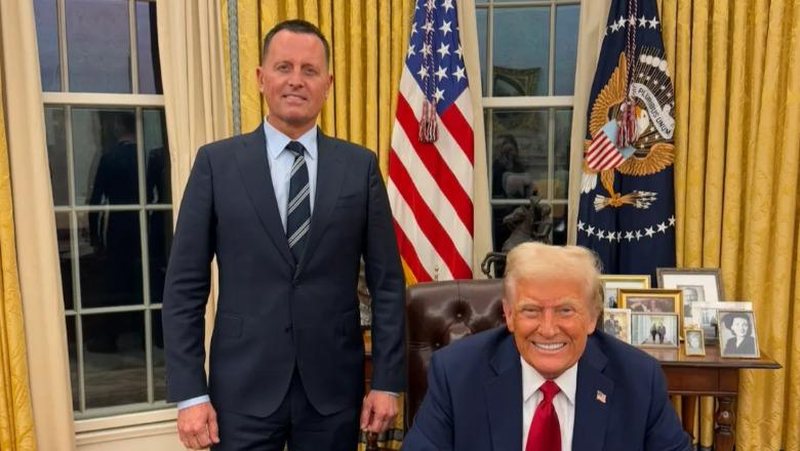 Protesta p&euml;r Zv&euml;rnecin, Richard Grenell shp&euml;rndan deklarat&euml;n