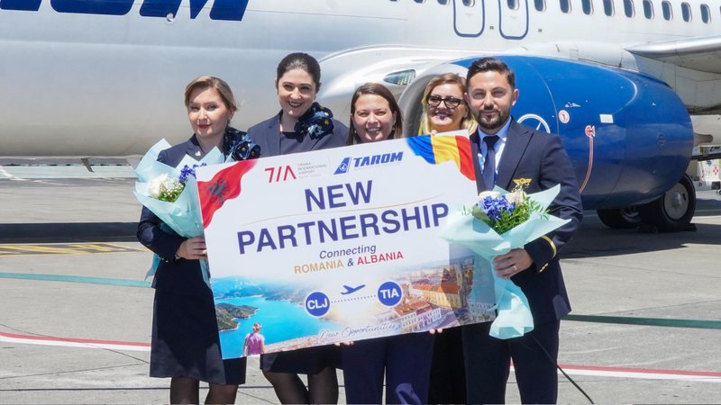 Linj&euml; e re ajrore me Rumanin&euml;, TAROM nis fluturimet n&euml; TIA