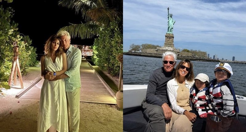 FOTOT/ Richard Gere ndan momente t&euml; rralla me familjen n&euml; New York