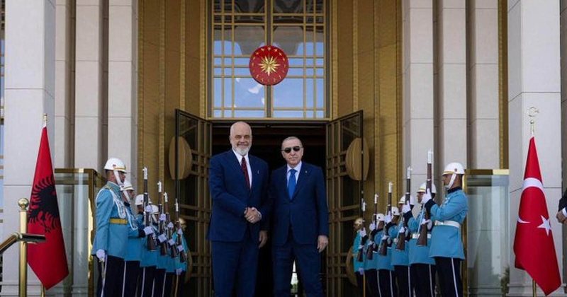 Ankara - Kryeministri Rama pritet n&euml; takim nga Presidenti Erdogan n&euml;